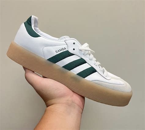 white and green adidas|green and white adidas sambas.